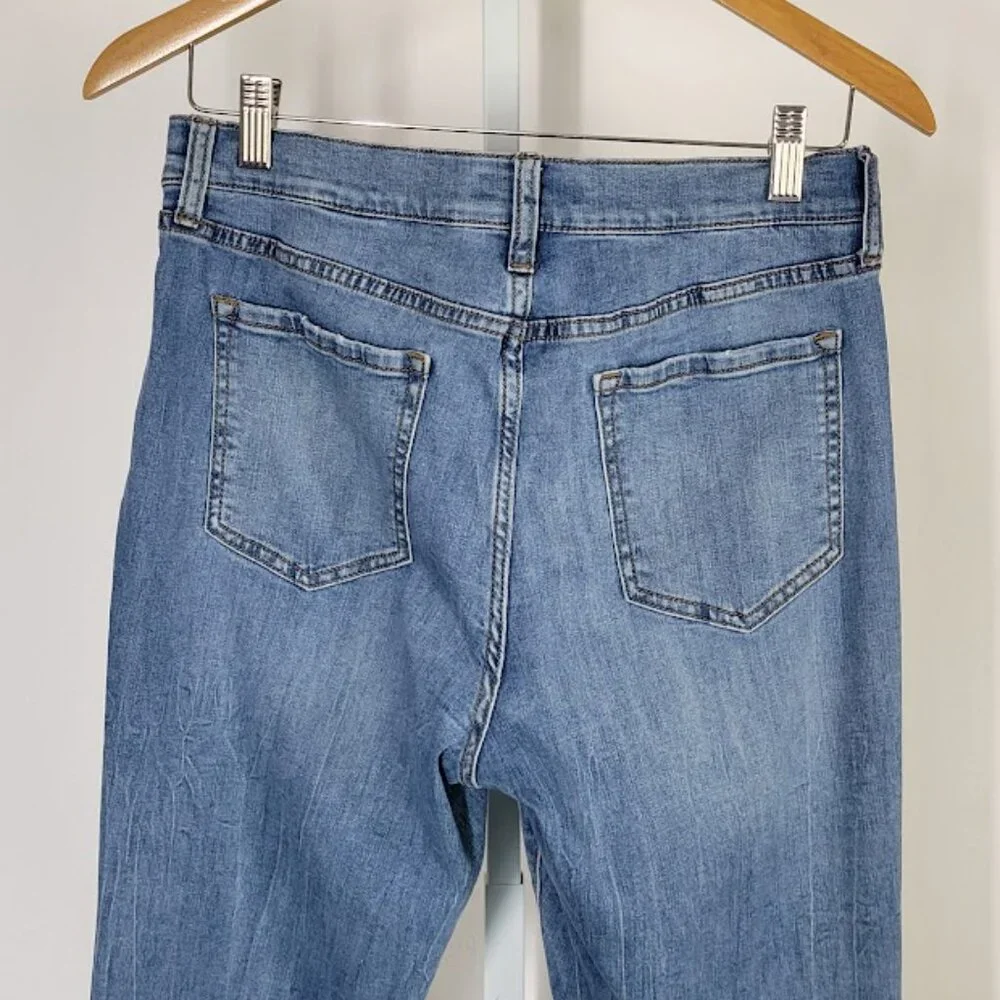 BANANA REPUBLIC skinny fit distressed denim Sz 29/8 - Picture 6 of 8